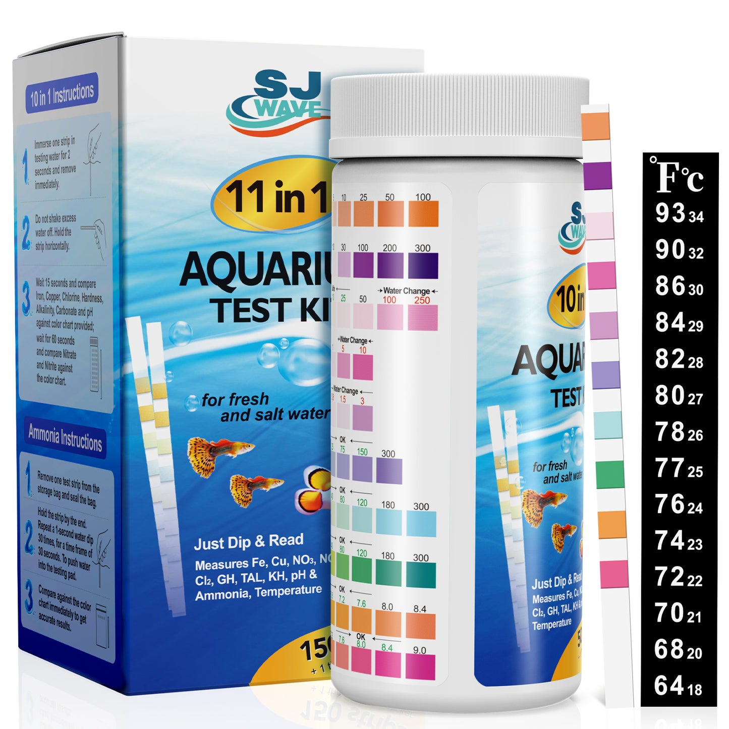 11 in 1 Aquarium Test Kit