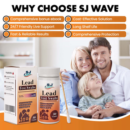 Lead Test Kit – 50 Swabs, 30-Second Results for Home Us