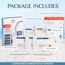 Load image into Gallery viewer, 18 in 1 Water Testing Kits for Drinking Water - High Sensitivity Water Test kit Detect 5 Sensitive Tests: Ph, Iron, Lead, &amp; 13 Essential Parameters for Aquariums, Pools, &amp; Drinking Water-lead Test Kit
