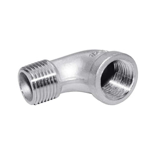 Stainless Steel 90 Degree Elbow 1/2“ NPT Threaded Pipes Fitting Female x Male