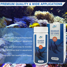 Load image into Gallery viewer, Ammonia Test Strips for Aquariums (100 strips)
