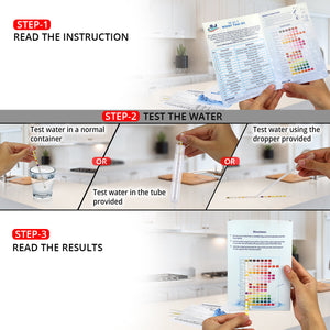 16 in 1 Water Testing Kits for Drinking Water - High Sensitivity Water Test kit w/Personalized Water Analysis Report & Action Plan -Home Ph Strips Detect 16 Parameters Including Lead, pH & more- lead Test Kit