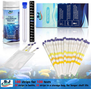 7 in 1 Aquarium Test Kit with Thermometer