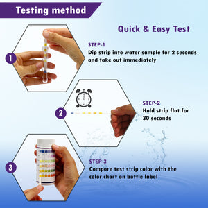 7 in 1 Pool Water Test Strips